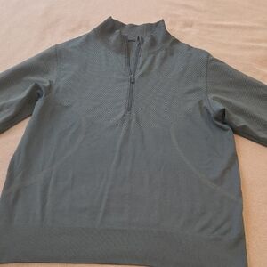 lululemon athletica Women's Green Zip-Up Top